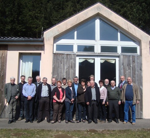 Présidents des Maisons Familiales Rurales de la région Franche Comté à la Source du TAMPA